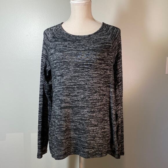 Zelos Heathered Black/White Top Women's Medium - Picture 1 of 6